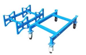 TY100 nağara rəfinin yığılması